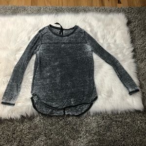 Seven7 long sleeve burnout tee